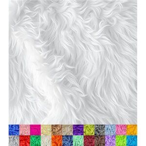 Faux Fur Fabric | Faux Craft Fur | Fake Fur Fabric Material for Costume, Decor